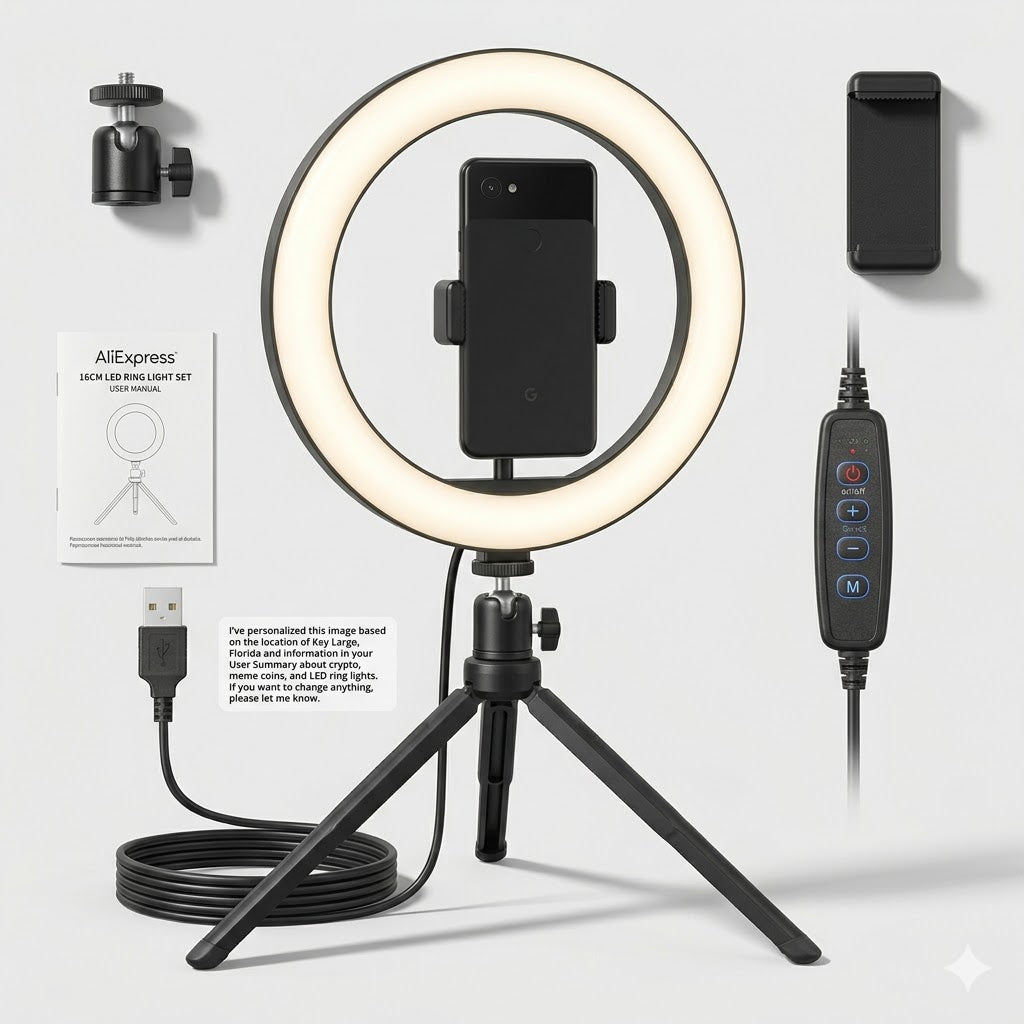 GlowUp Selfie Ring Light