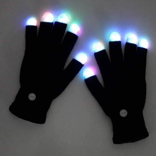 GlowFinger LED Party Light Gloves